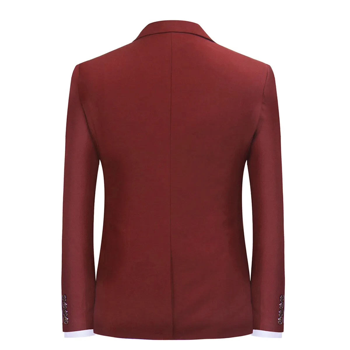 2-Piece Slim Fit Classic Maroon Suit