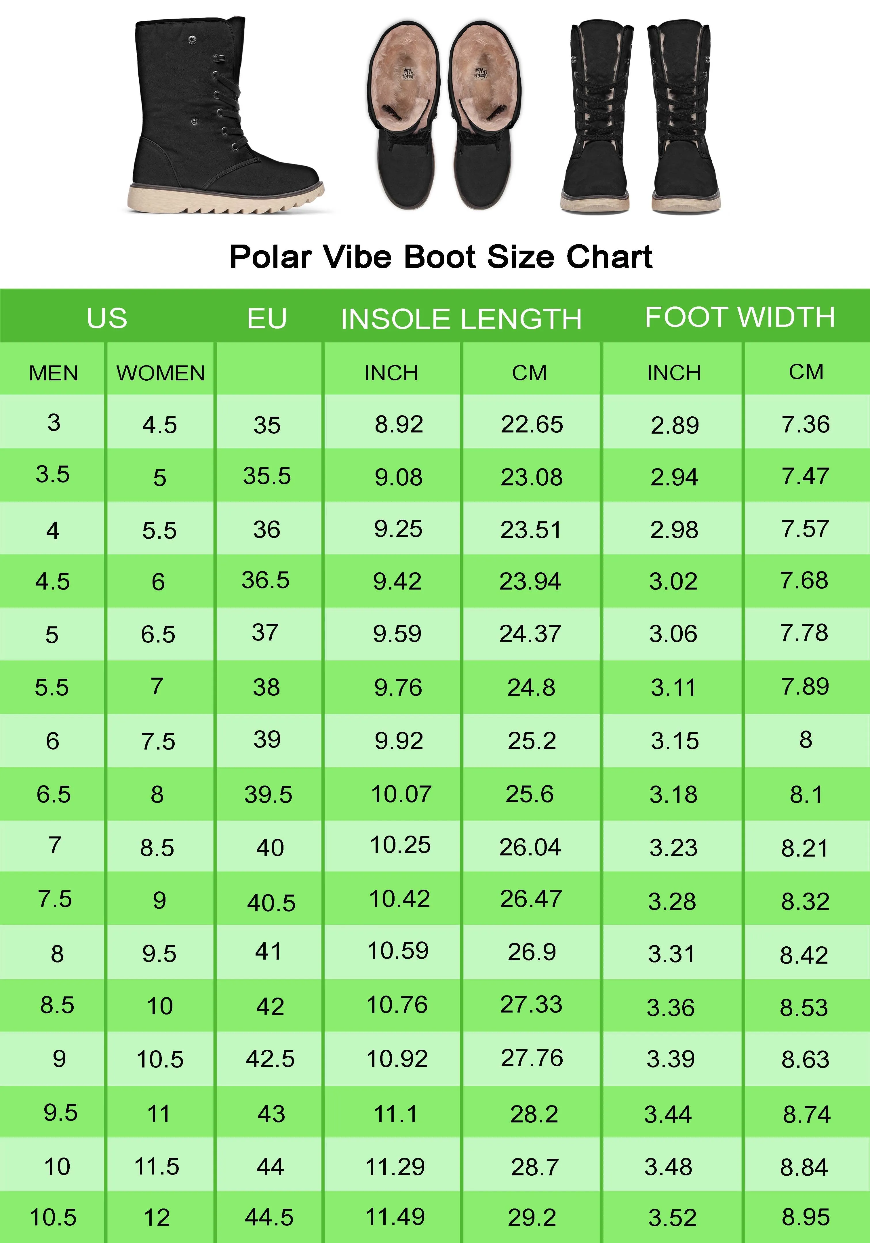 Abstract Tectonic Plates Polar Vibe Boots