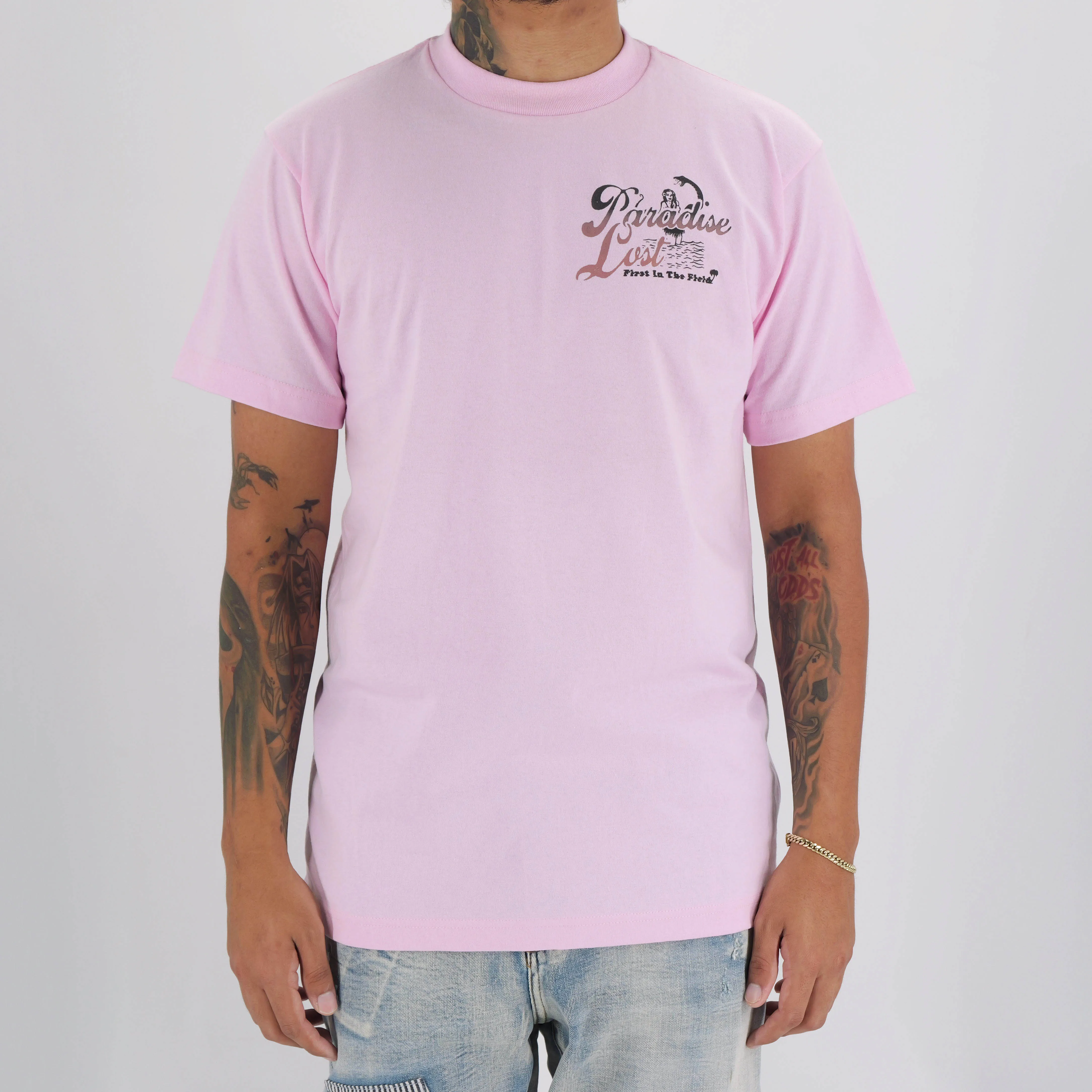 ADVENTURES IN PARADISE TEE PINK