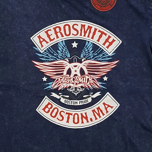 Aerosmith Boston Pride Blue T-Shirt