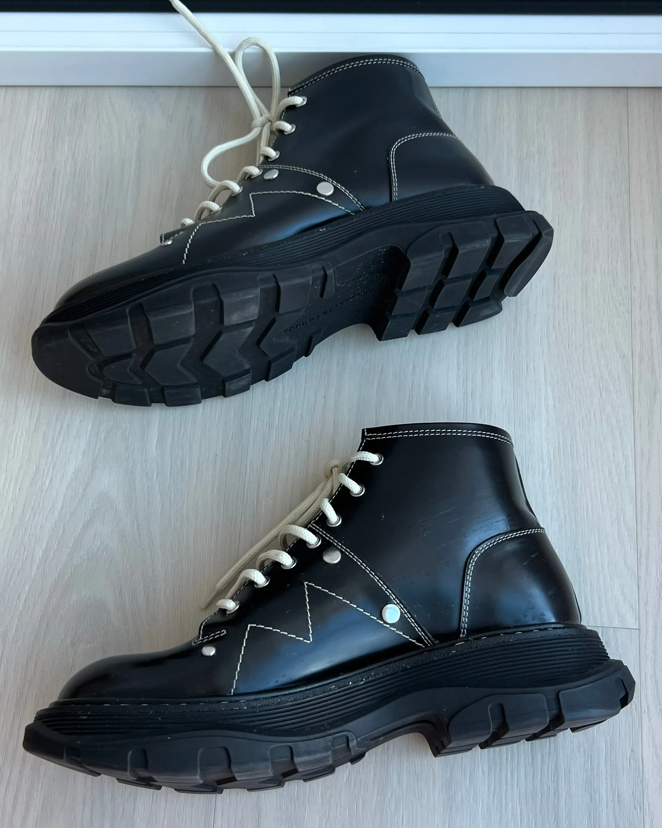 Alexander McQueen Combat Boots