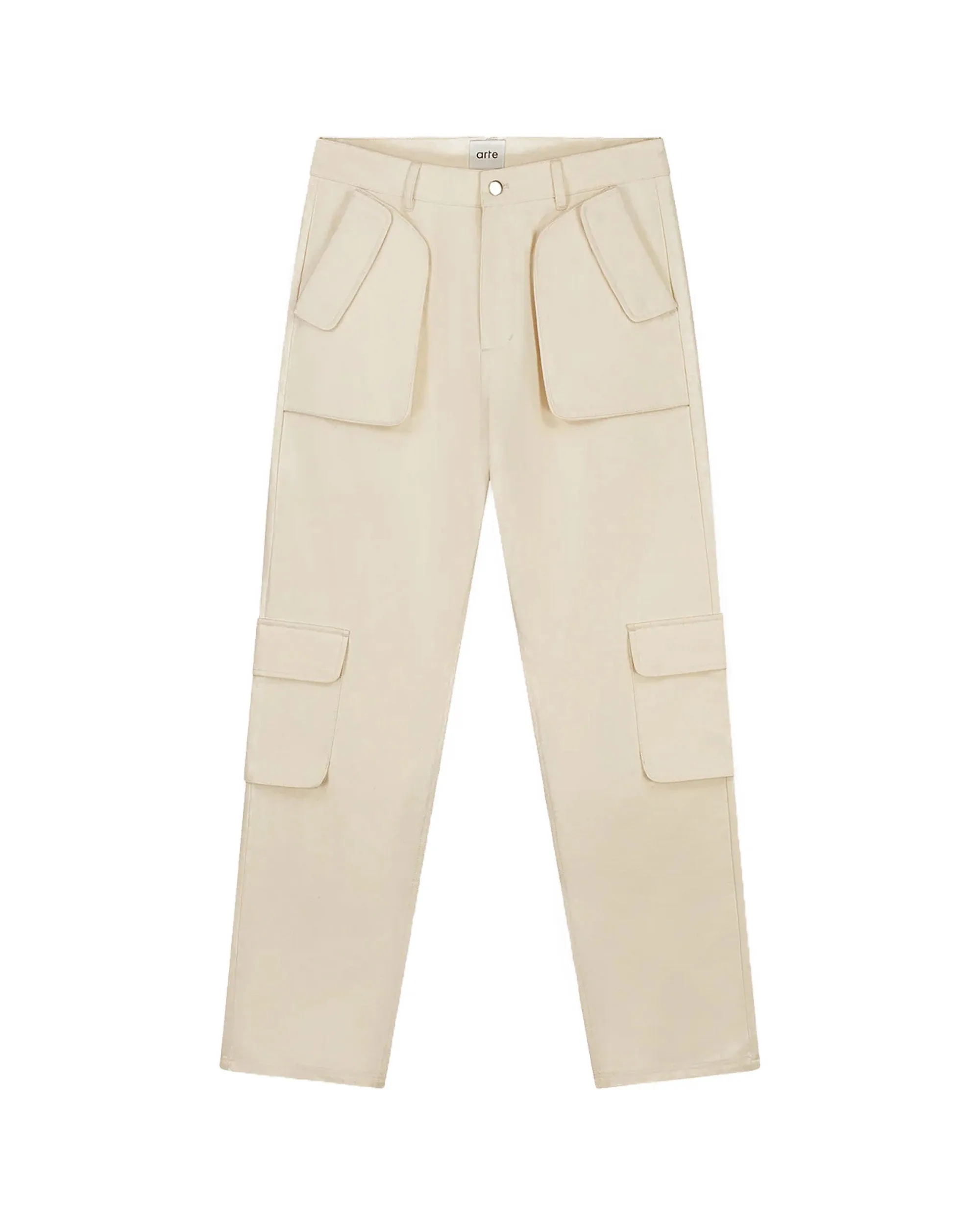 Arte Antwerp Jaden Cargo Pants Cream