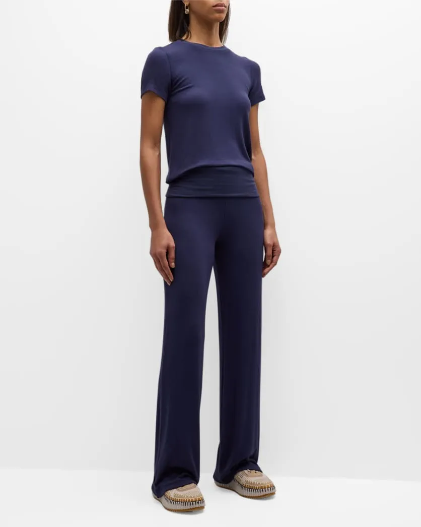 ATM Modal Rib Straight Leg Pant