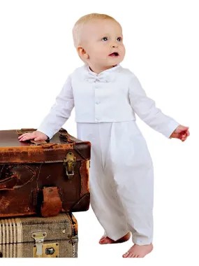 Baby Boys White Alexander Christening Outfit 3-24M