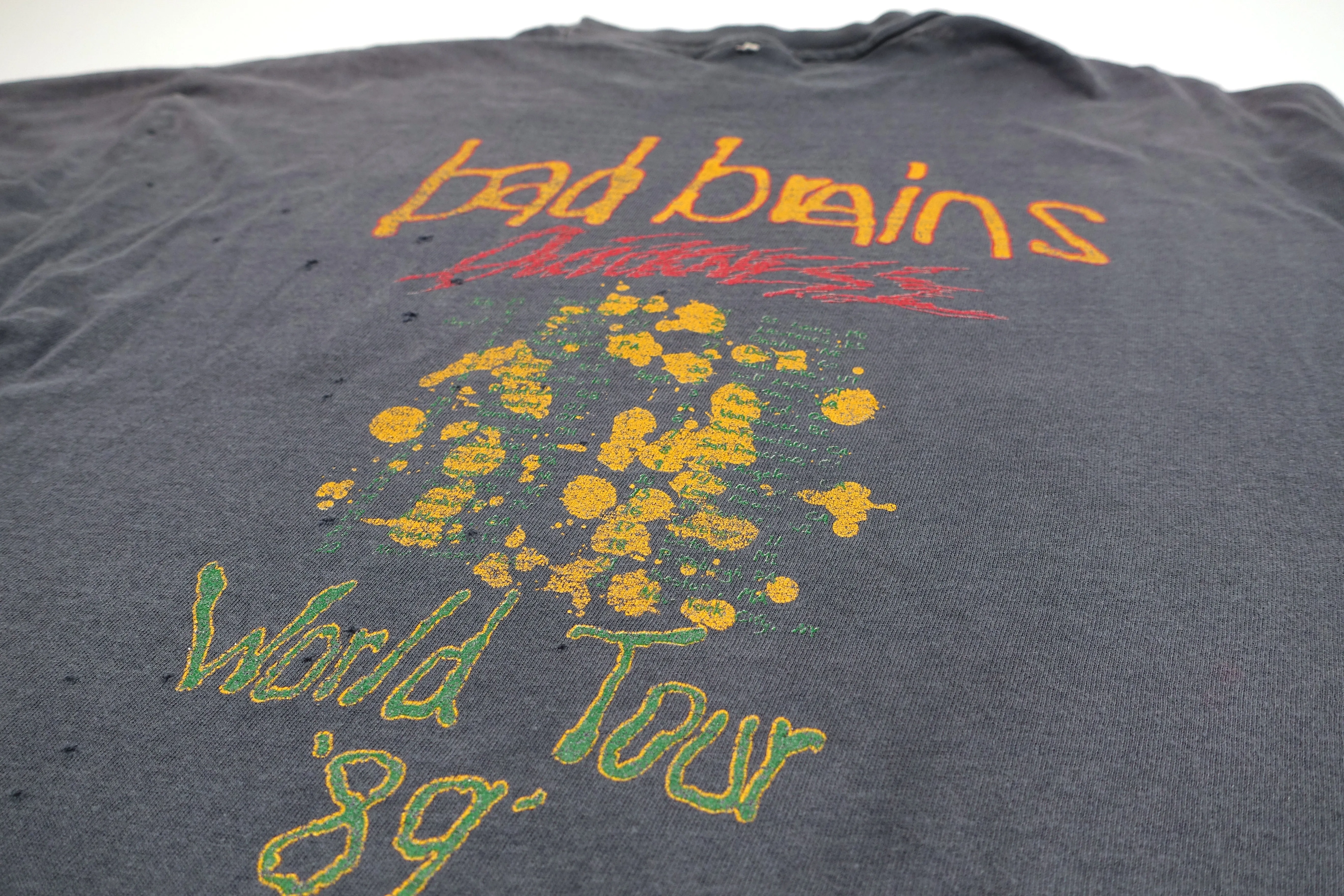 Bad Brains - Quickness 1989 World Tour Shirt Size XL