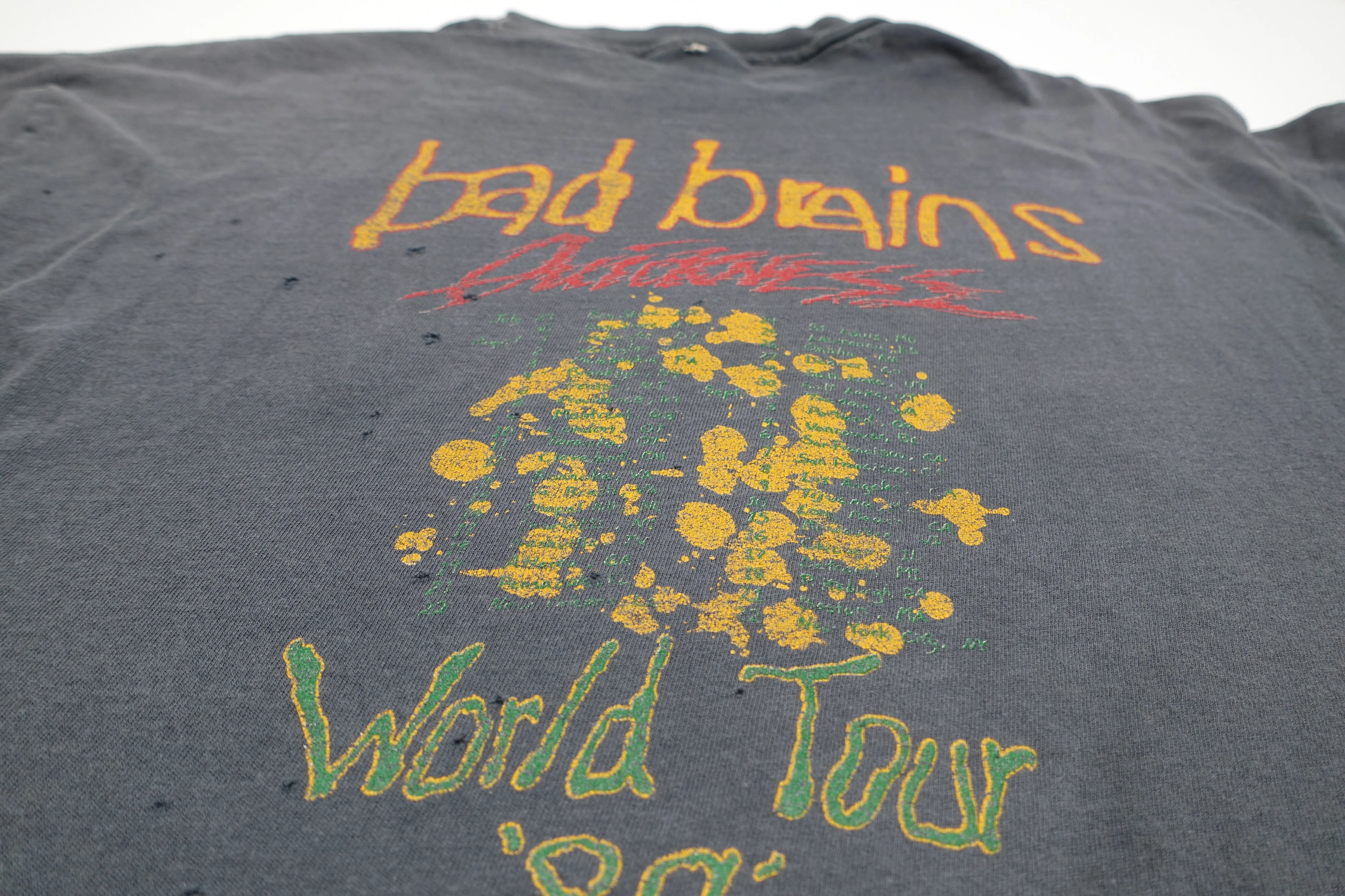 Bad Brains - Quickness 1989 World Tour Shirt Size XL