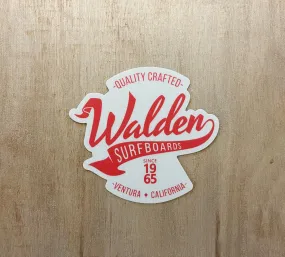 Banner Sticker - red