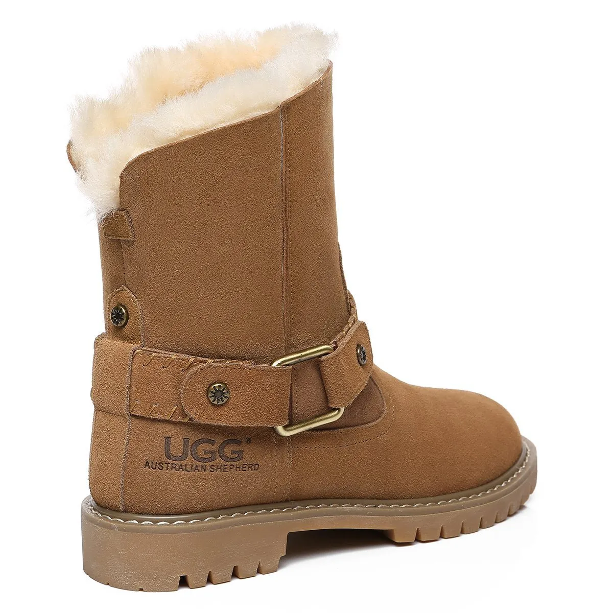 Buckled Strap Fashion UGG Boot