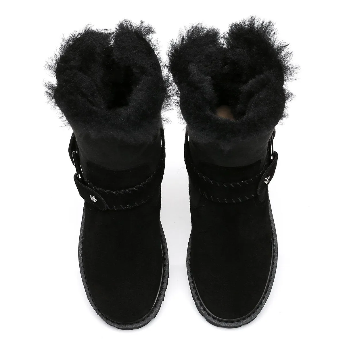 Buckled Strap Fashion UGG Boot