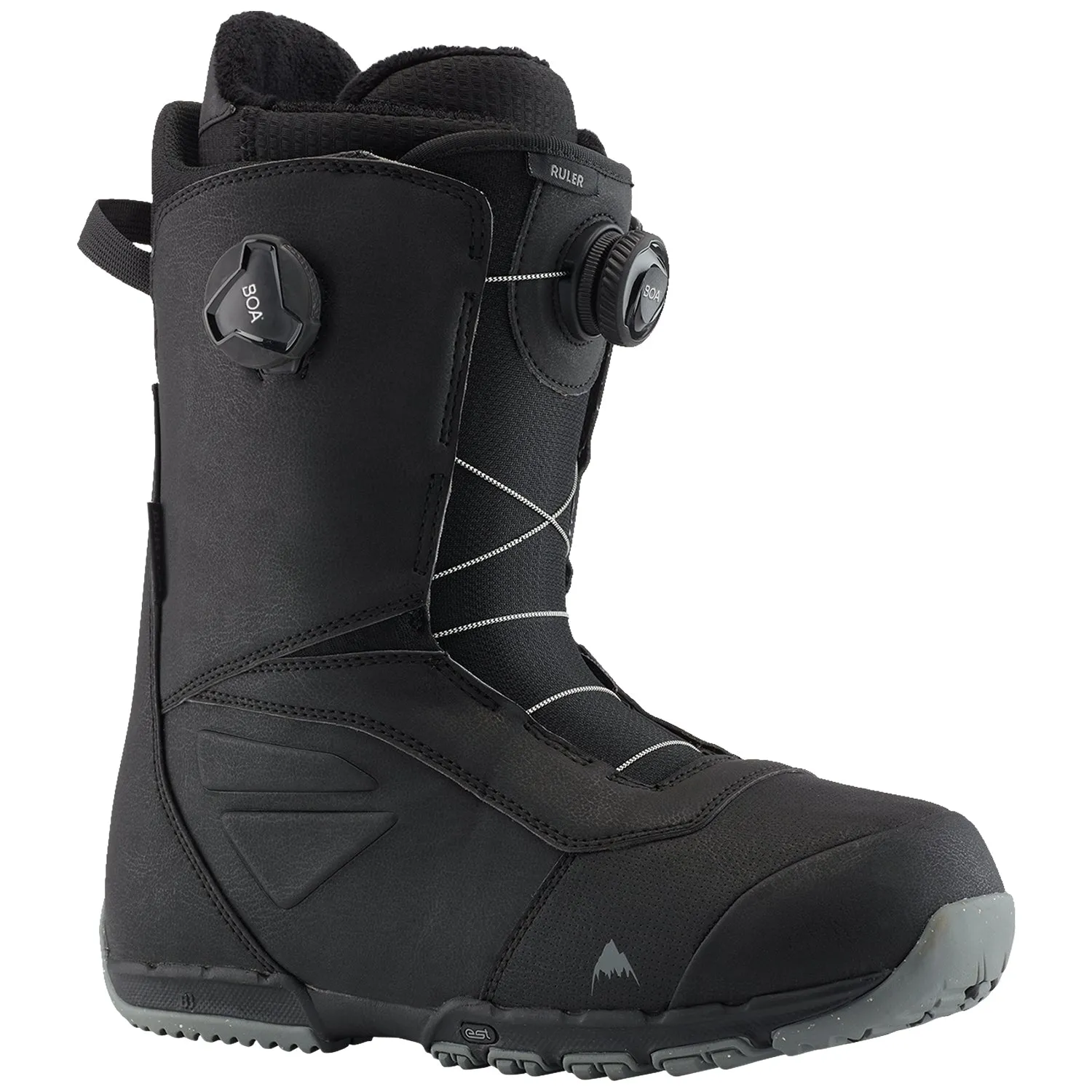 Burton Men's Ruler BOA Wide Snowboard Boots 2025 Black