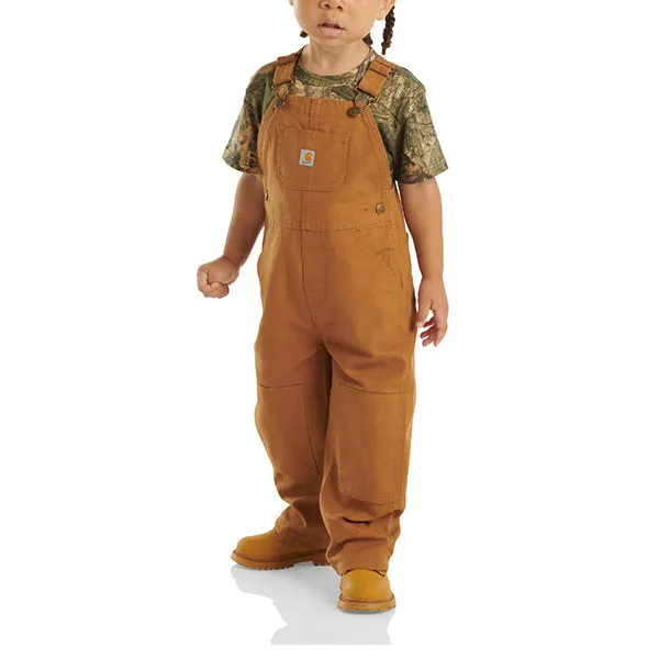 CARHARTT CANVAS BIB OVERALL TODDLER CARHARTT BROWN