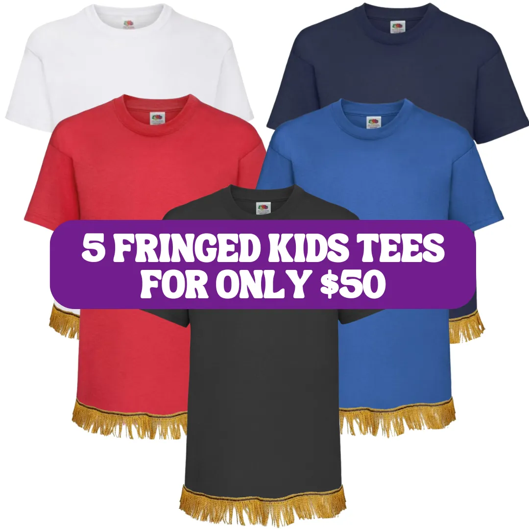 Children's Fringed T-Shirts Bundle