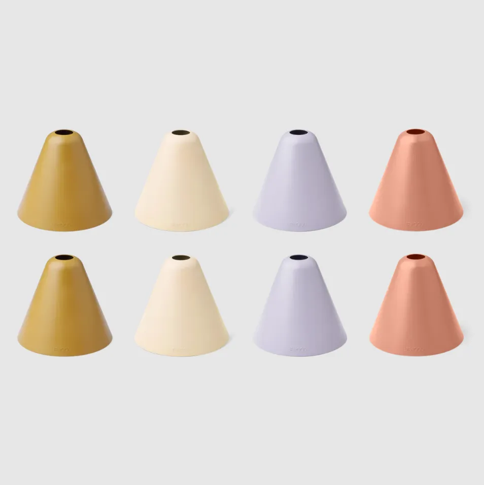 Cones - Set Of 8 - Yellow Mellow Multi Mix