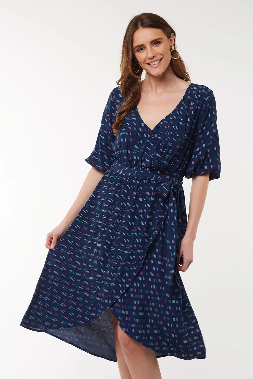 Dash Midi Navy Dress