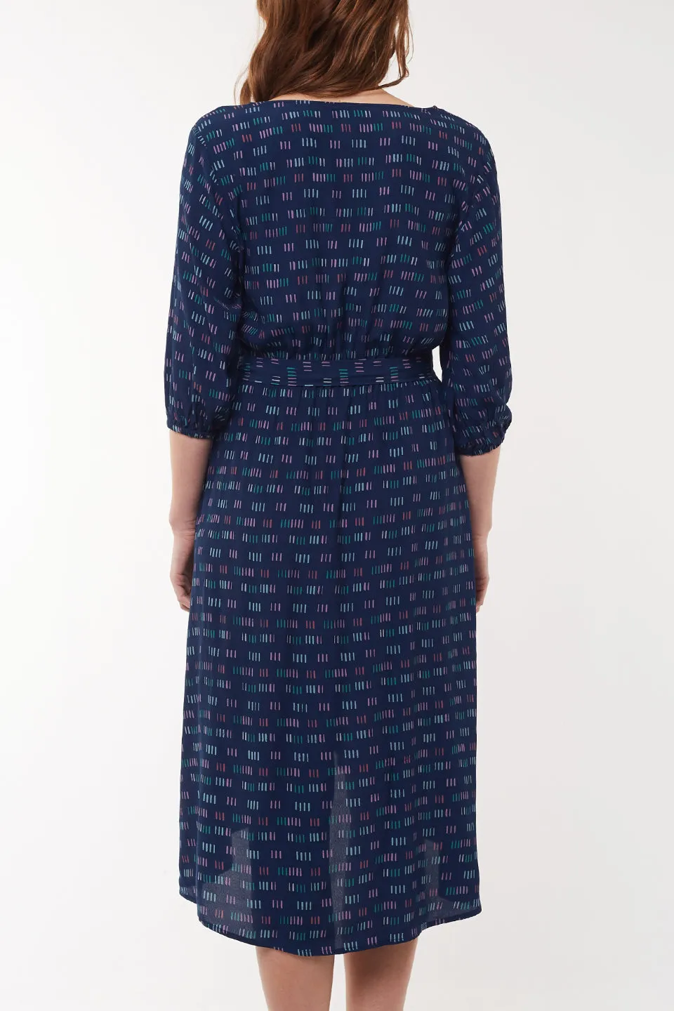 Dash Midi Navy Dress