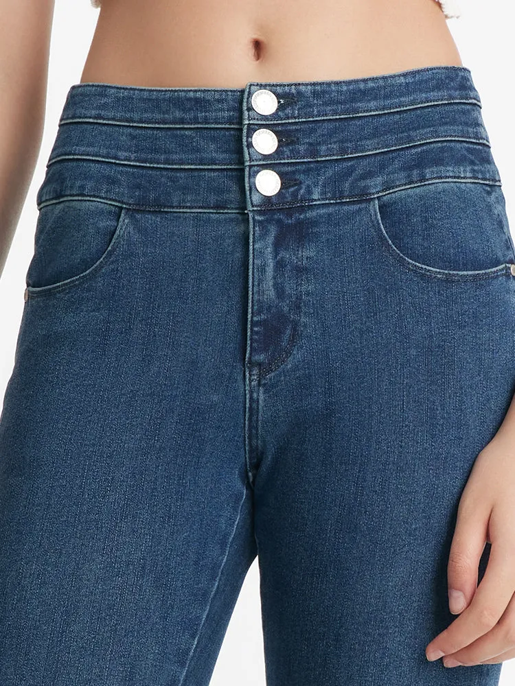 Denim Sheath High-Waisted Women Jeans