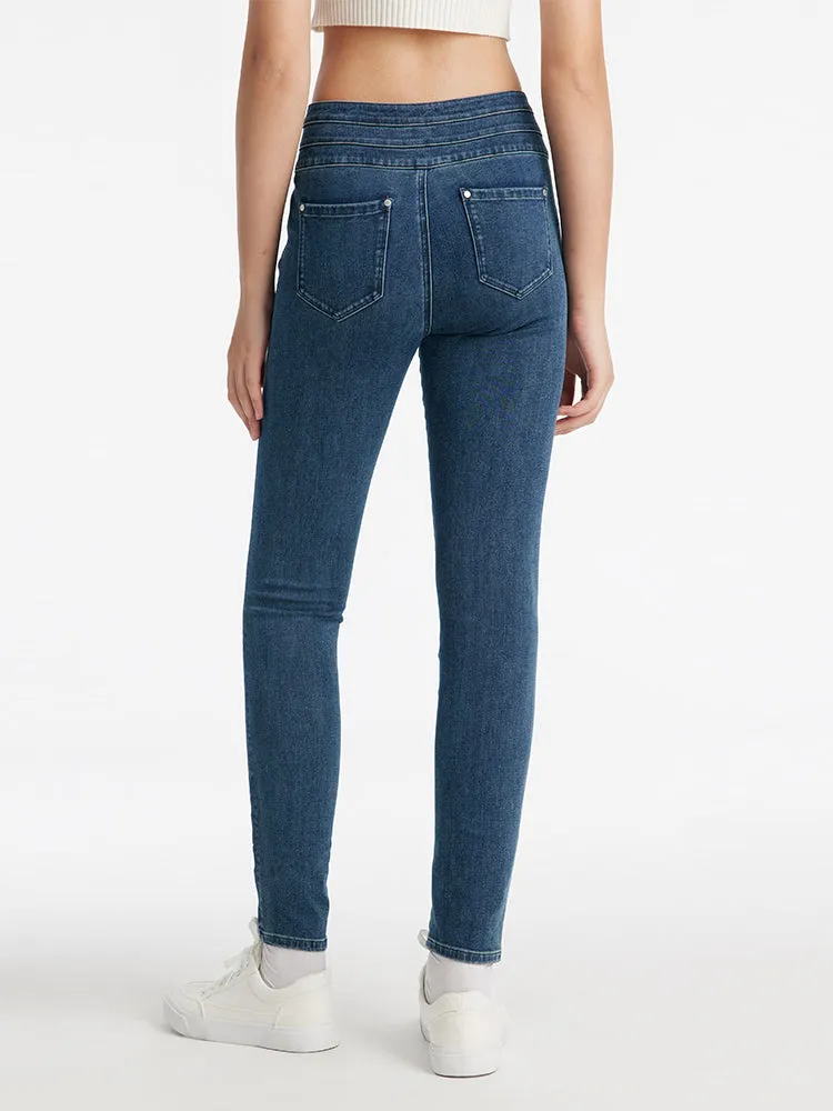 Denim Sheath High-Waisted Women Jeans