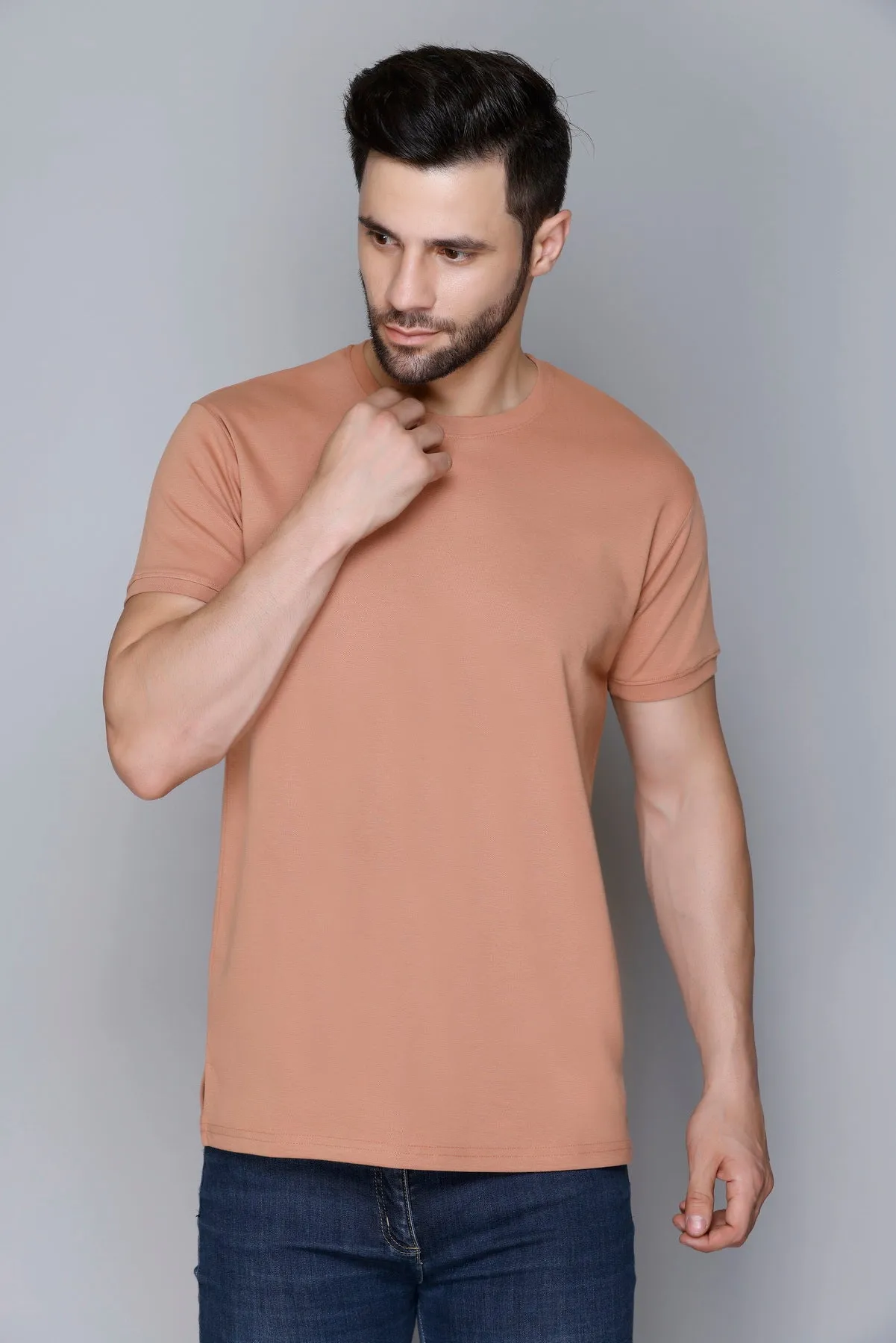 Derby Men's Round Neck Casual T-shirts