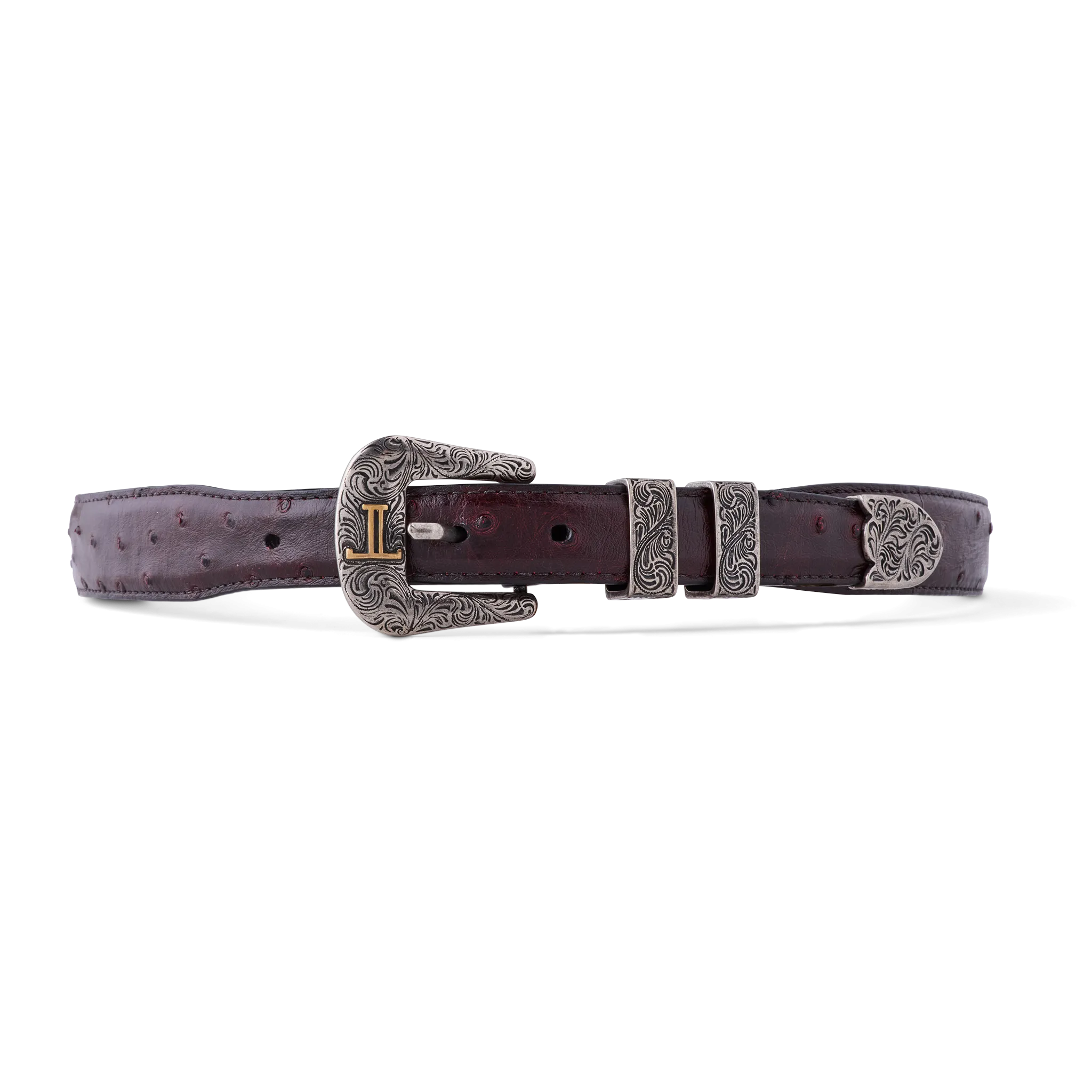 Full Quill Ostrich Tapered :: Black Cherry