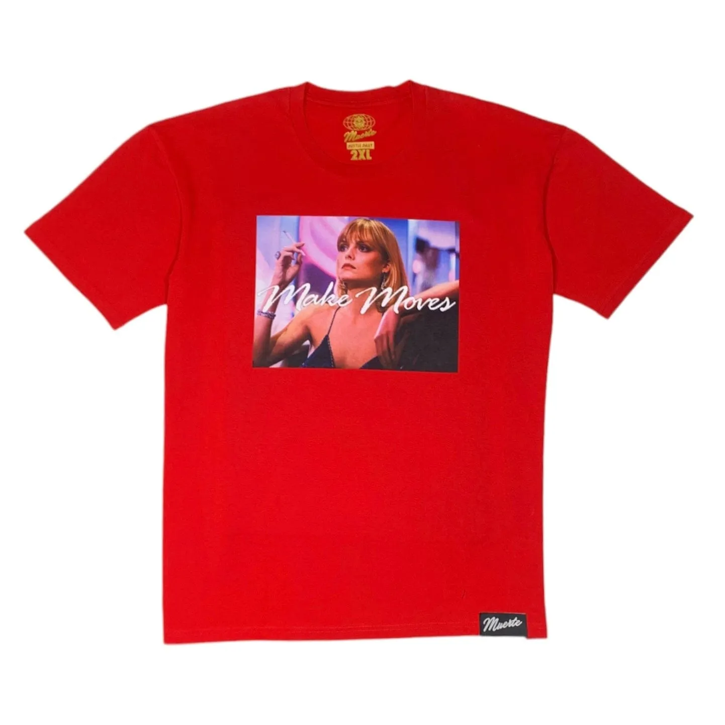 Hasta Muerte Make Moves T-Shirt (Red) - MUN01523