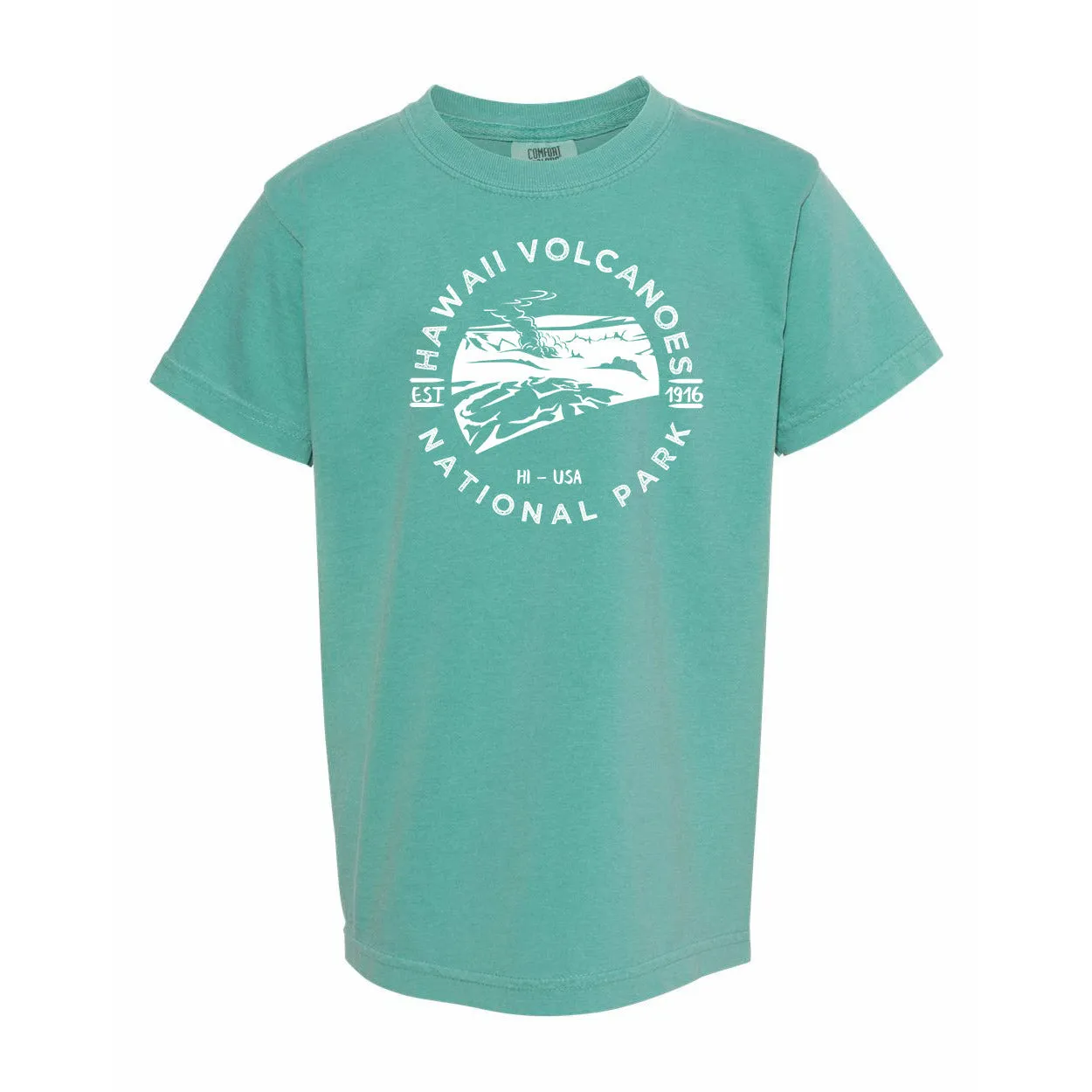 Hawaii Volcanoes National Park Youth Comfort Colors T shirt