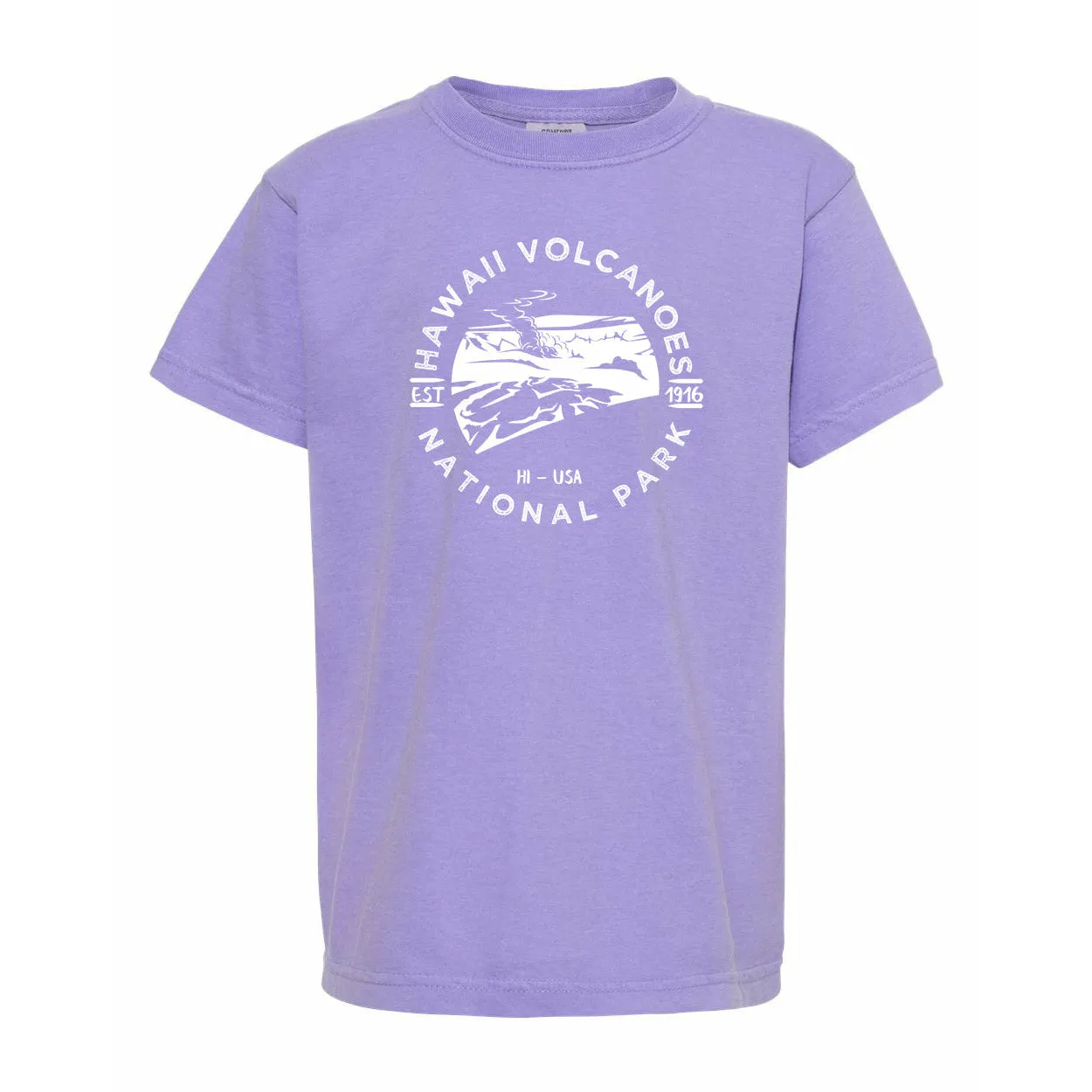 Hawaii Volcanoes National Park Youth Comfort Colors T shirt