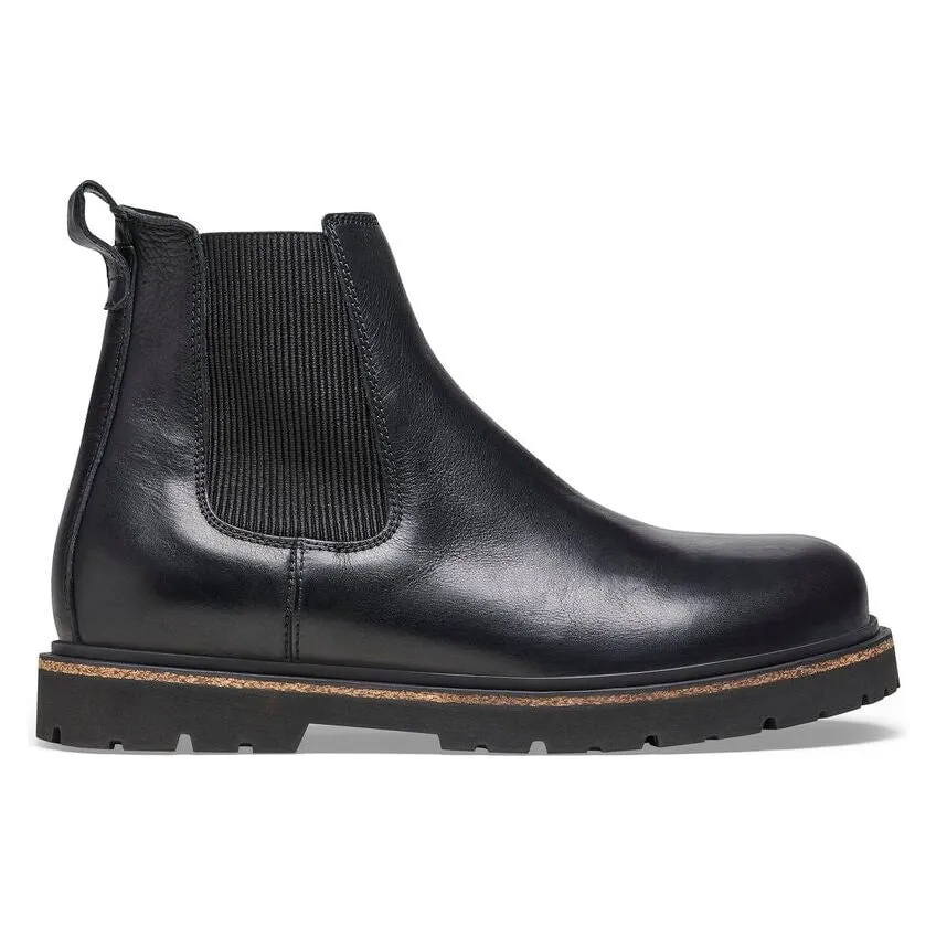 Highwood Slip On Men Leather Boot - Black