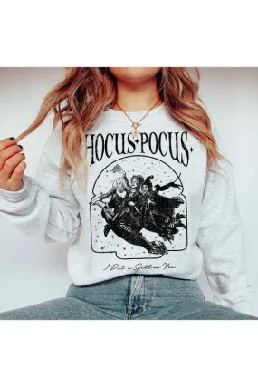 HOCUS POCUS HALLOWEEN GRAPHIC SWEATSHIRT PLUS SIZE