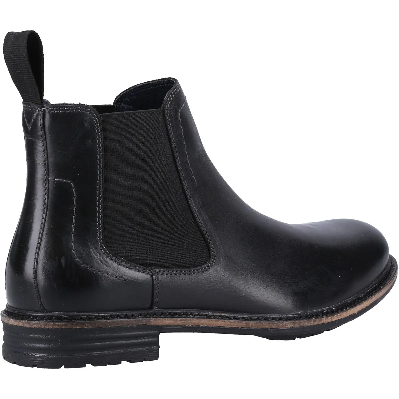 Hush Puppies Justin Mens Leather Chelsea Boot