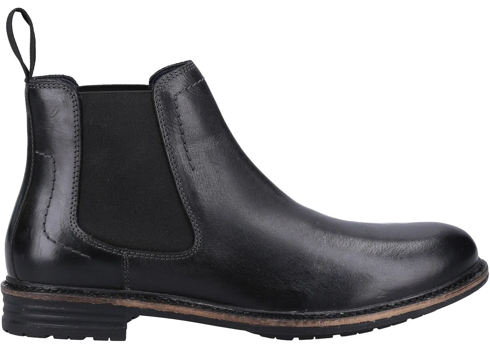 Hush Puppies Justin Mens Leather Chelsea Boot