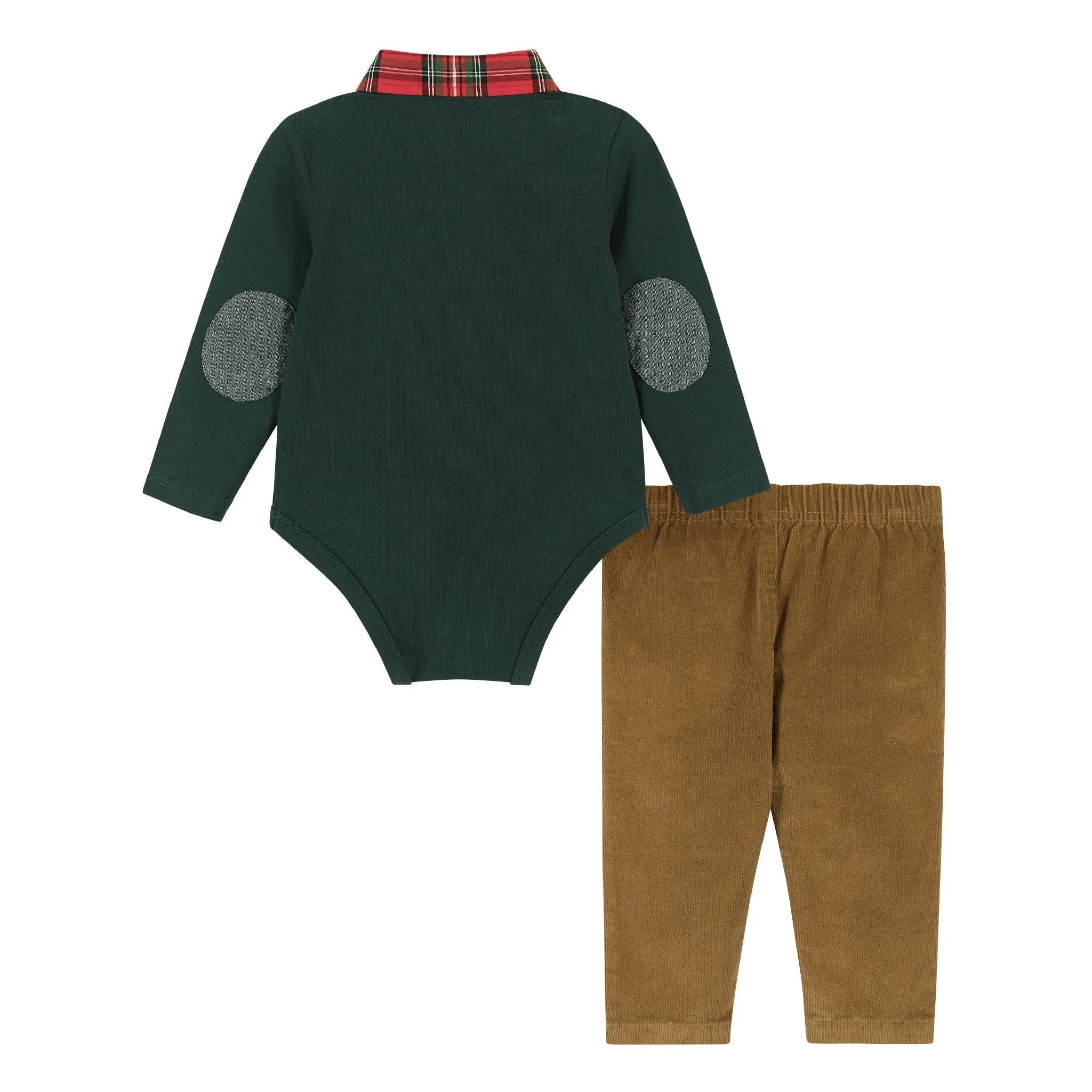 Infant Hunter Holiday Polo Shirtzie Set | Green