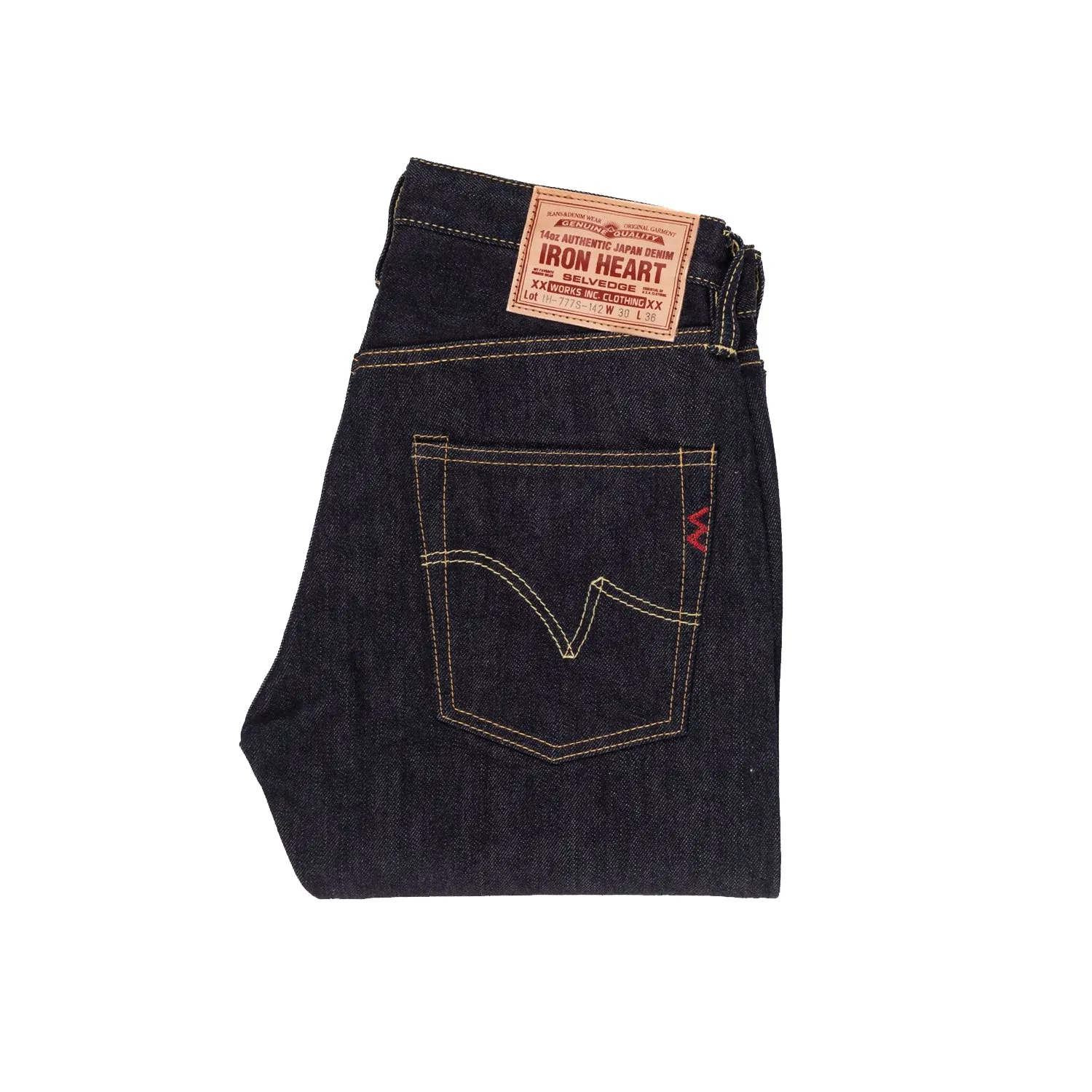 Iron Heart IH-777S-142 14oz Super Slim Tapered Jean Indigo