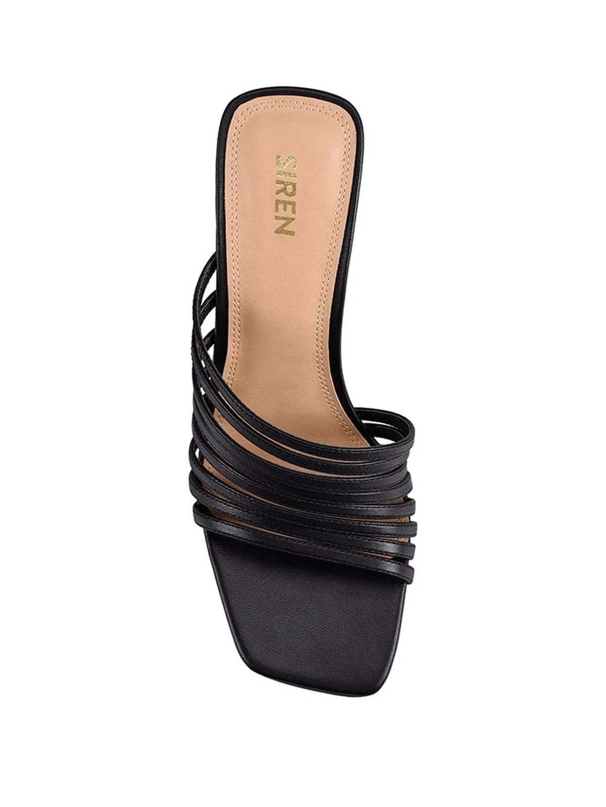 Izaac Stiletto Mules - Black Leather