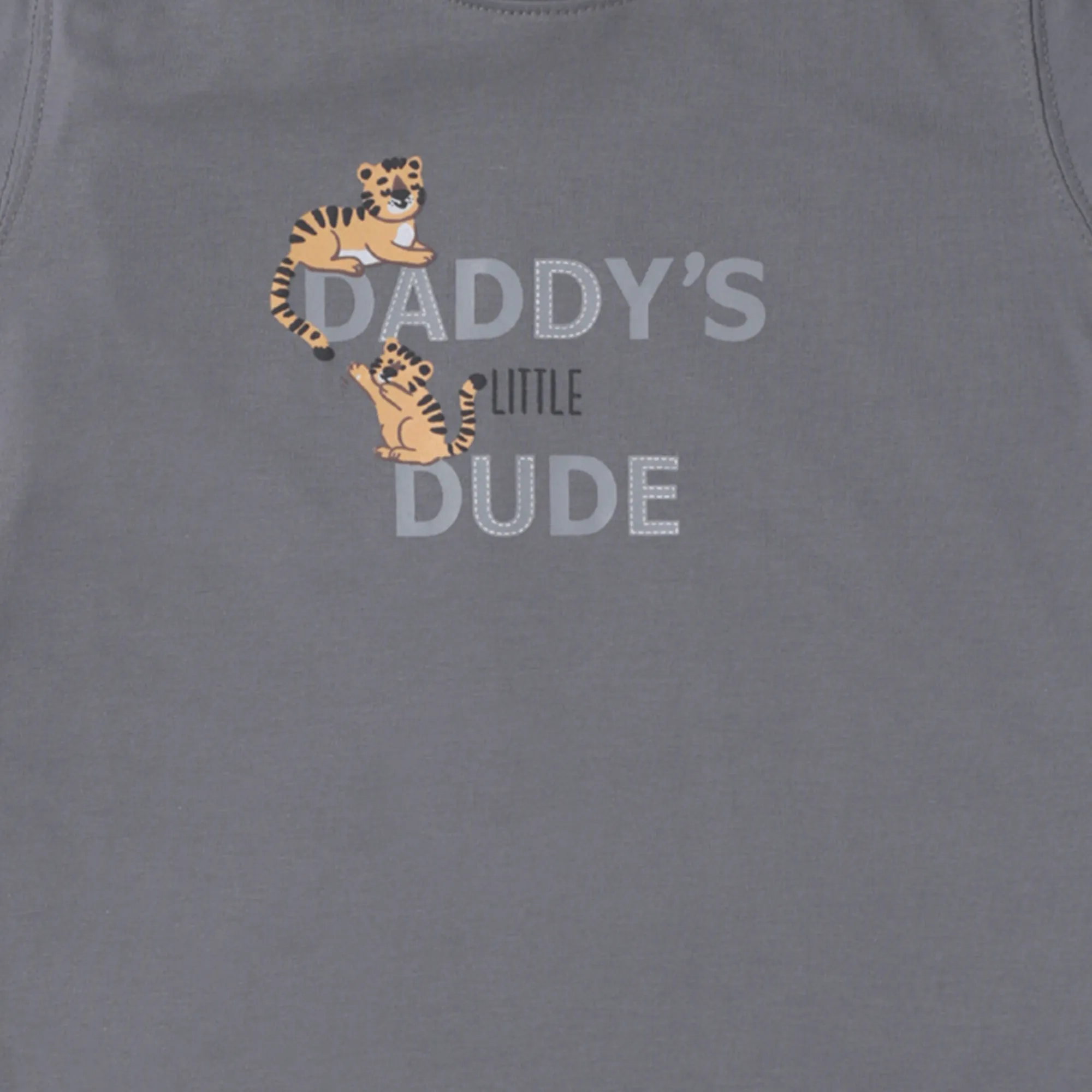 Little Dude Gray T-Shirt