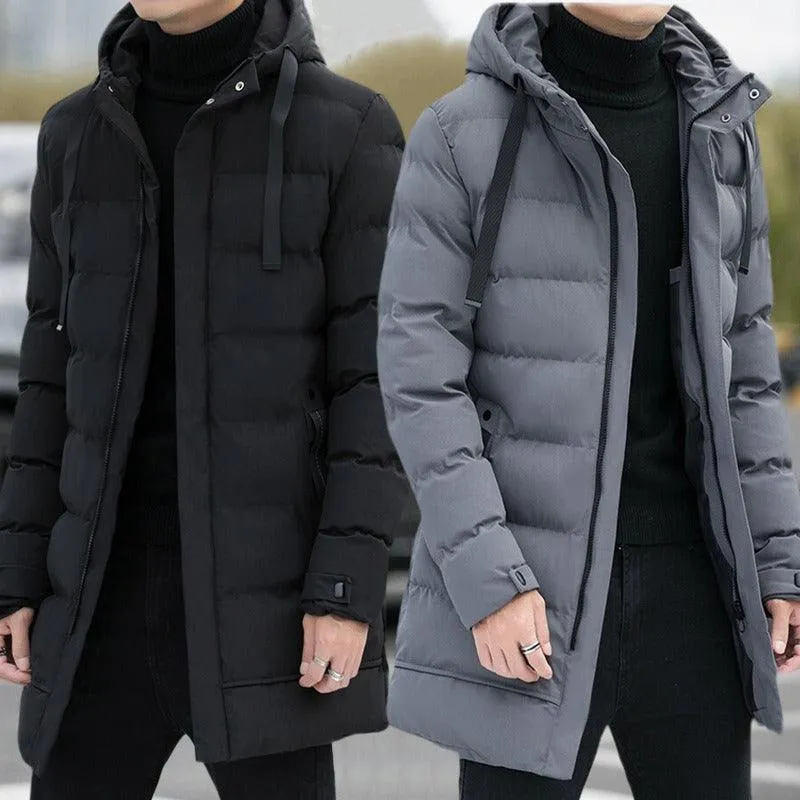 Men's Hooded Cotton Jacket Winter