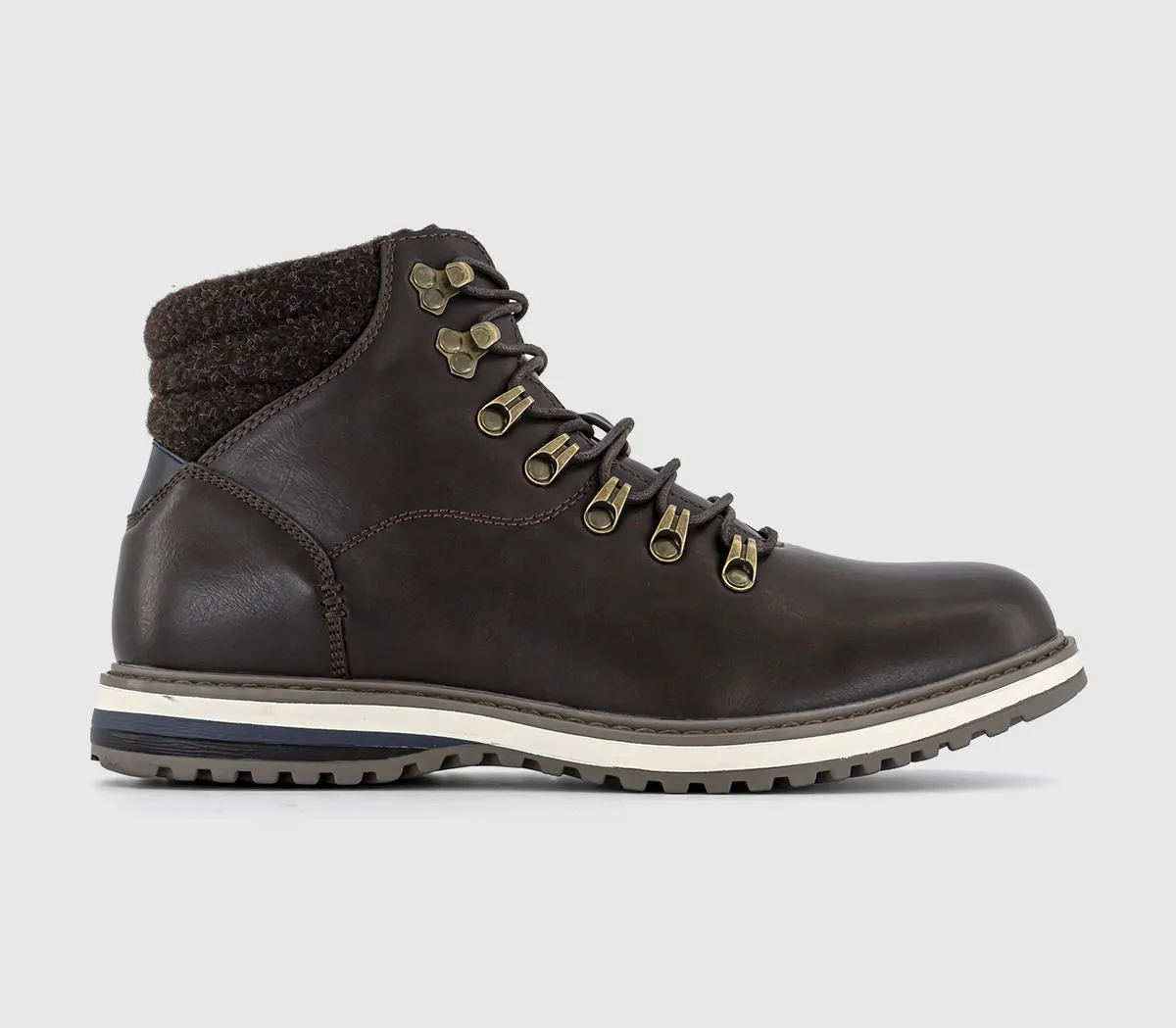 Mens Office Barley Hybrid Hiker Boots Brown