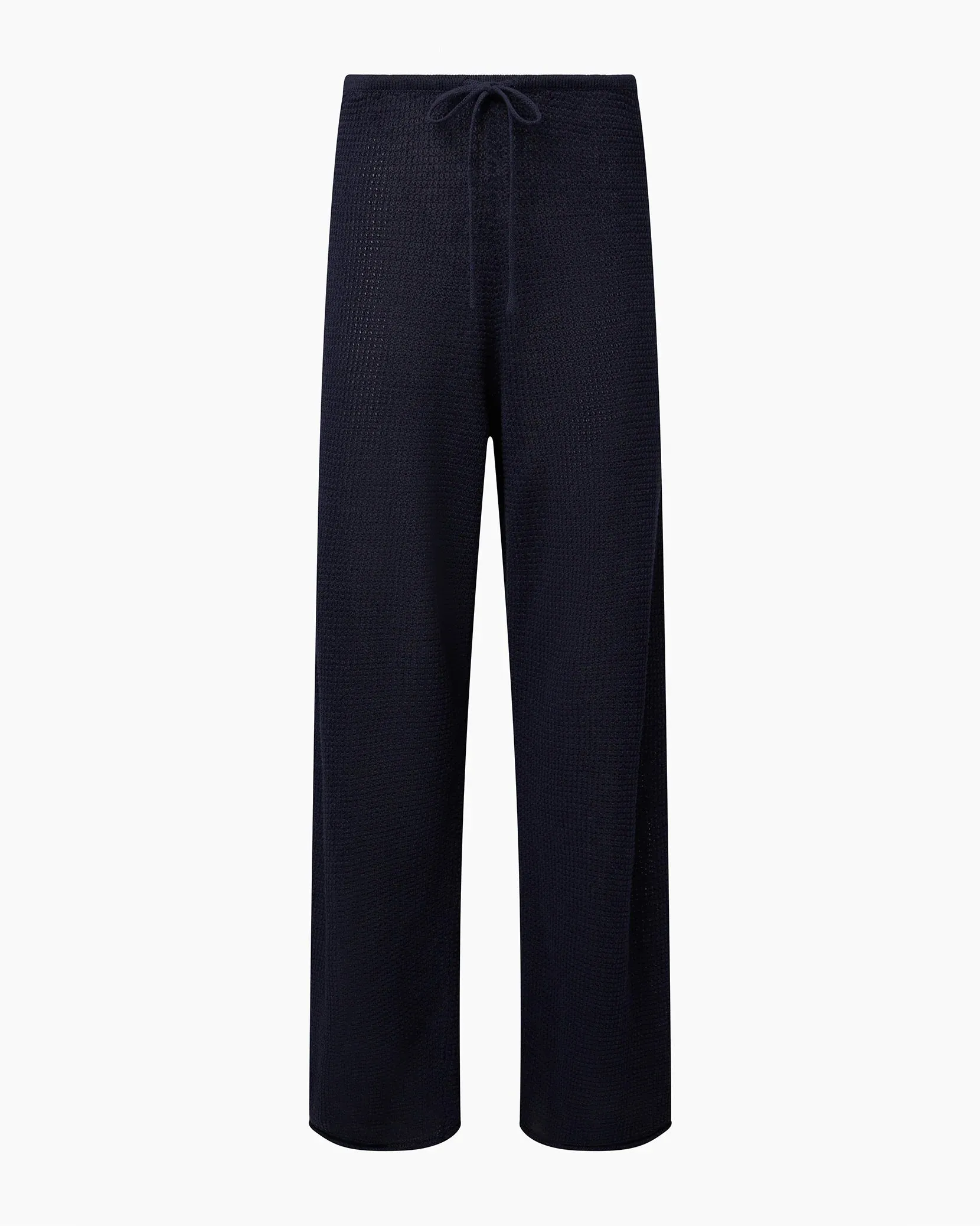 Onia Linen Knit Drawstring Pant Deep Navy