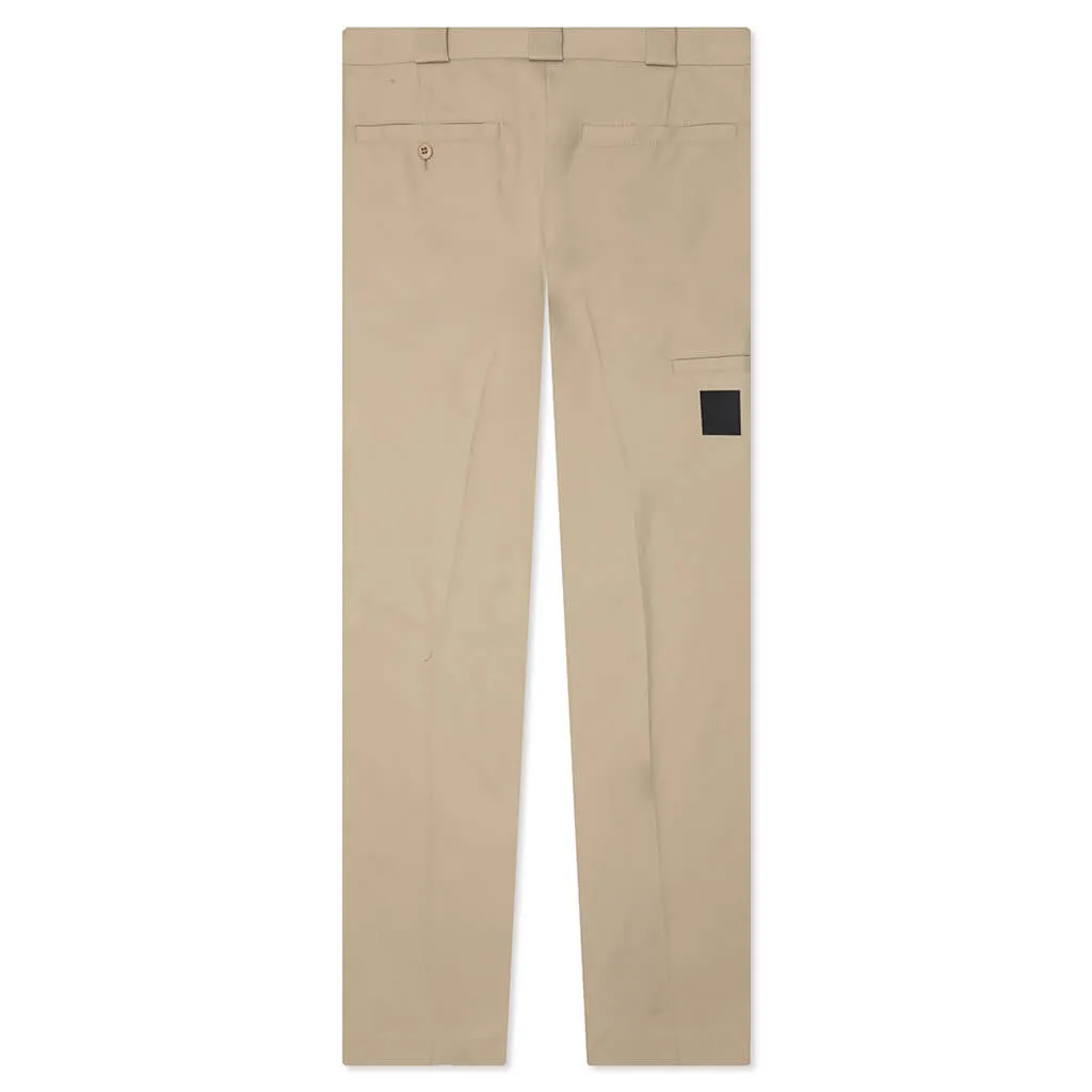 Pleated Extra Large Chino - Beige