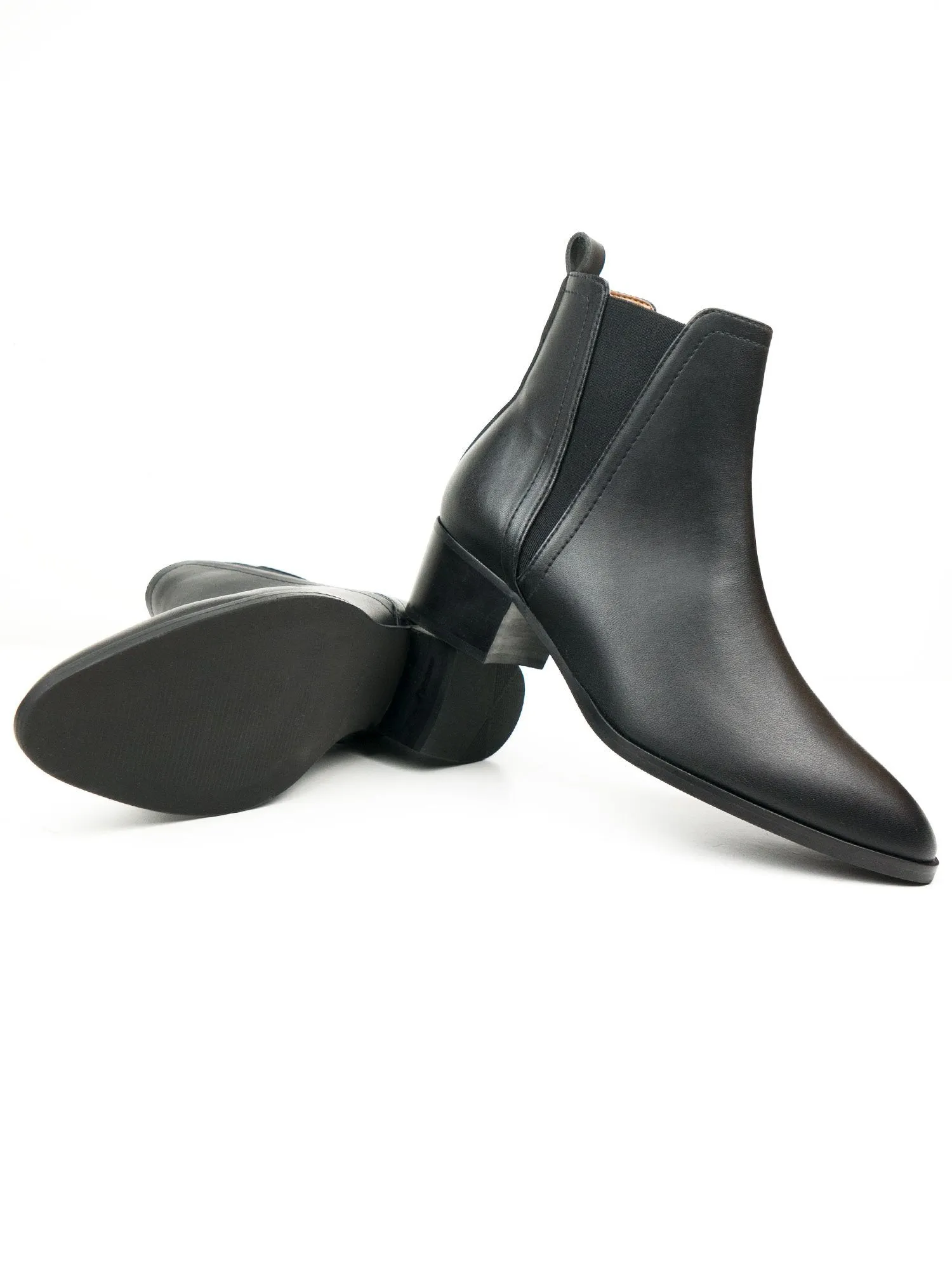 Point Toe Chelsea Boots