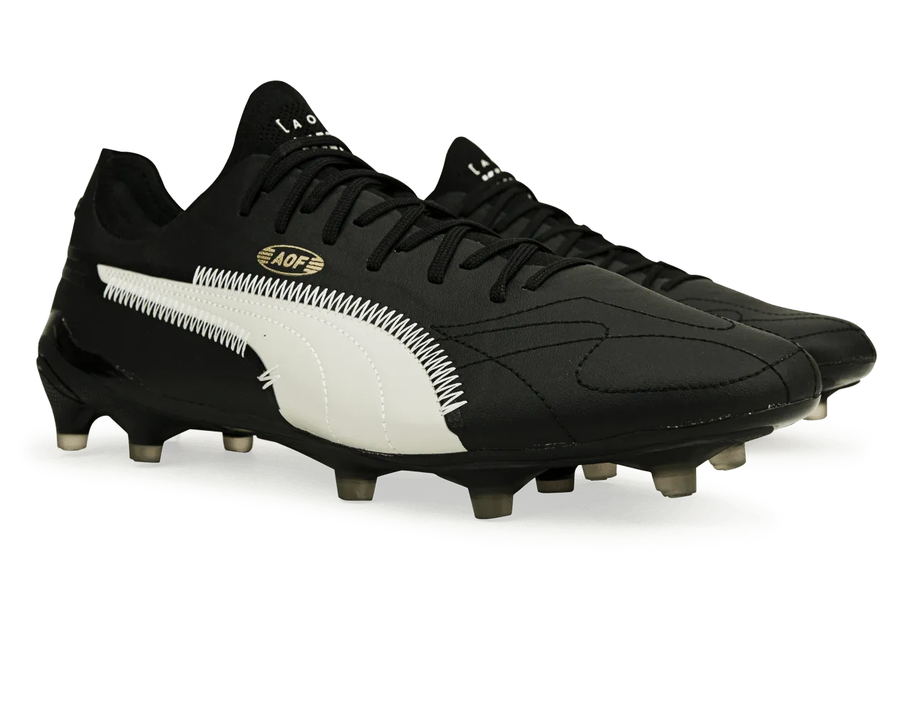 PUMA Men's King Ultimate AOF FG/AG Black/White