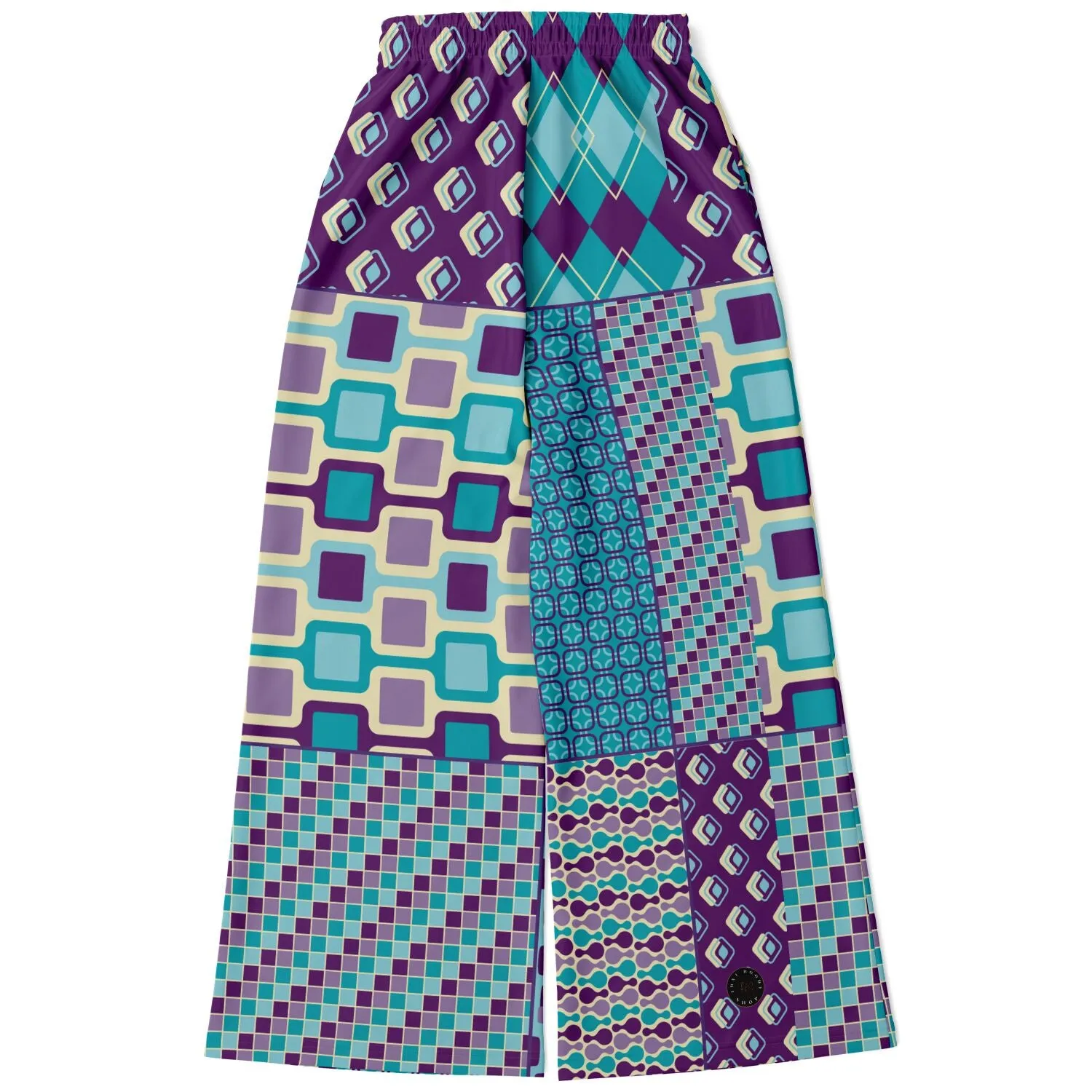 Purple Jetson Eco-Poly Stretchy Phat Bellbottoms