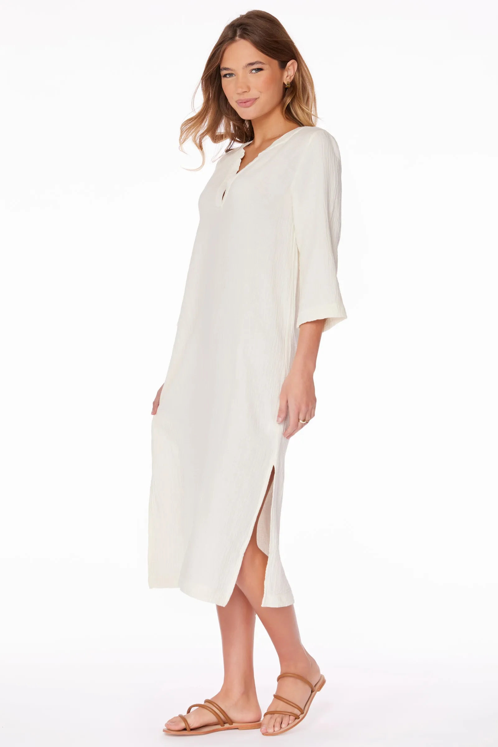 RAW EDGE MIDI CAFTAN