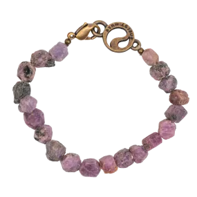 Raw Ruby Bracelet