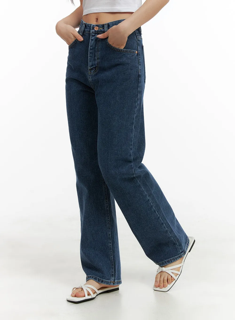 Recycled Straight Fit Jeans OM428