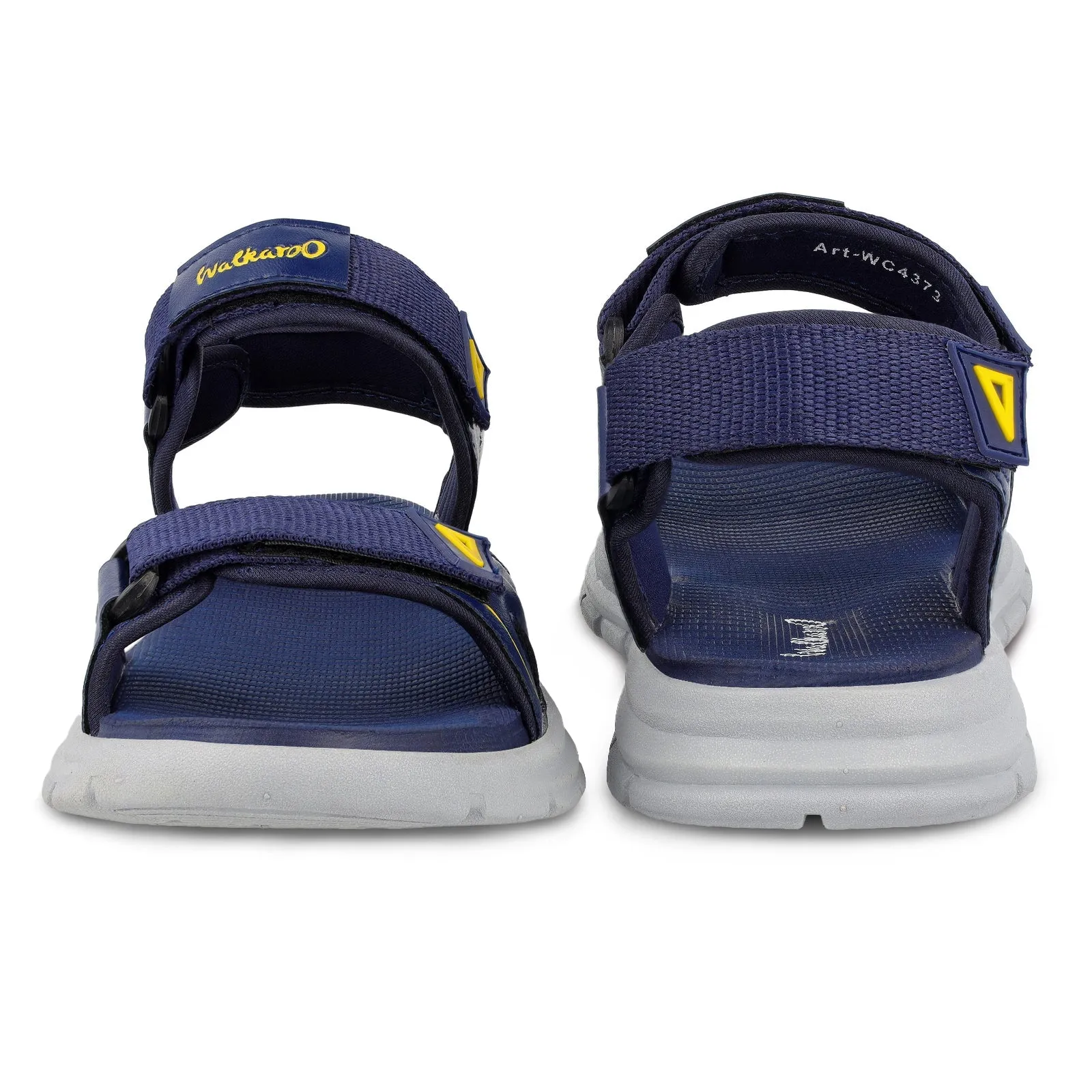 Walkaroo Men Sandals  - WC4373 Navy Blue Grey