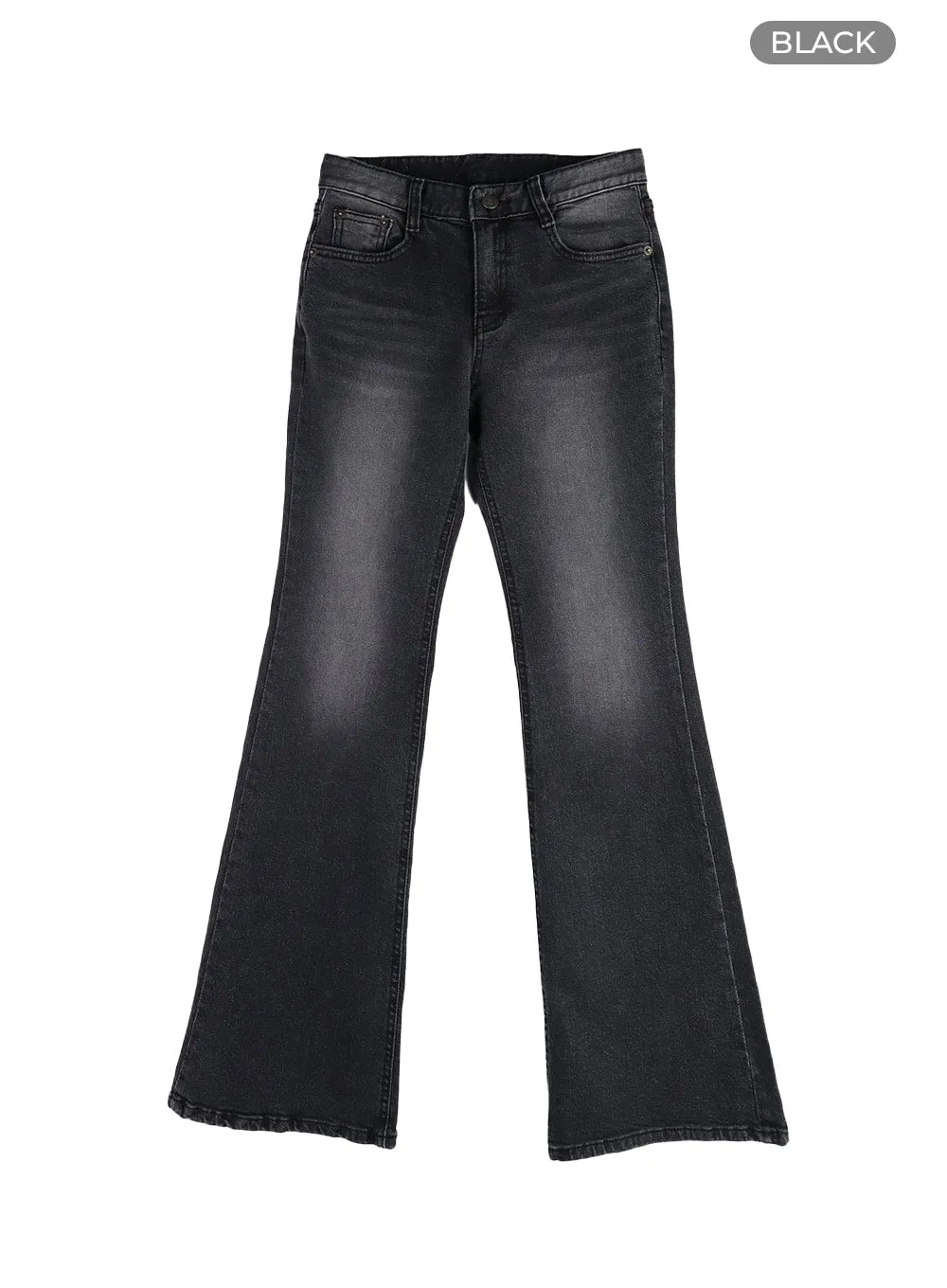 Washed Bootcut Jeans CM411