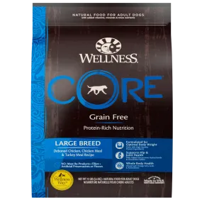 Wellness CORE Grain Free Natural Large Breed Health Chicken and Turkey Recipe Dry Dog Food