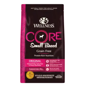 Wellness CORE Grain Free Natural Small Breed Health Turkey and Chicken Recipe Dry Dog Food